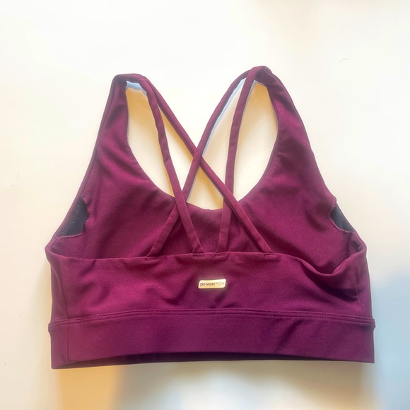 High Support Sports Bra with crossed straps back, No padding, Size Small - Picture 4 of 4